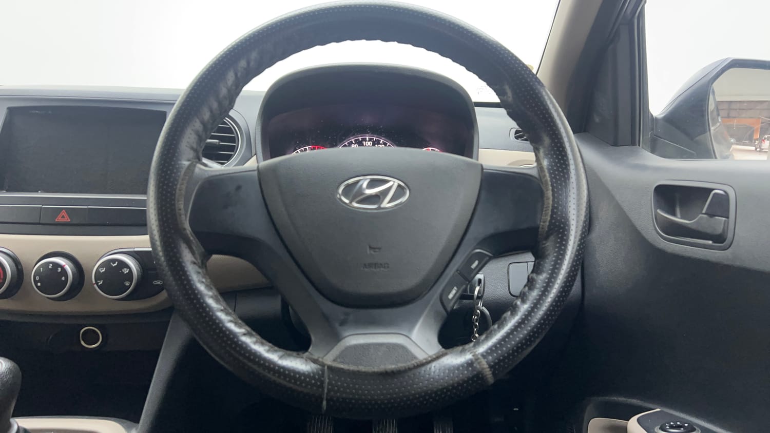 Used 2018 Hyundai Grand i10 Magna 1.2 Kappa VTVT Petrol Manual interior STEERING VIEW
