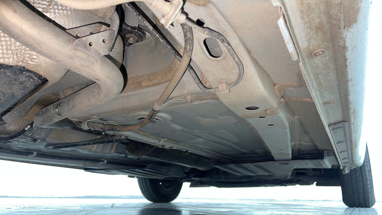 Used 2026 Maruti Suzuki Swift LXi Petrol Manual extra REAR RIGHT UNDERBODY VIEW