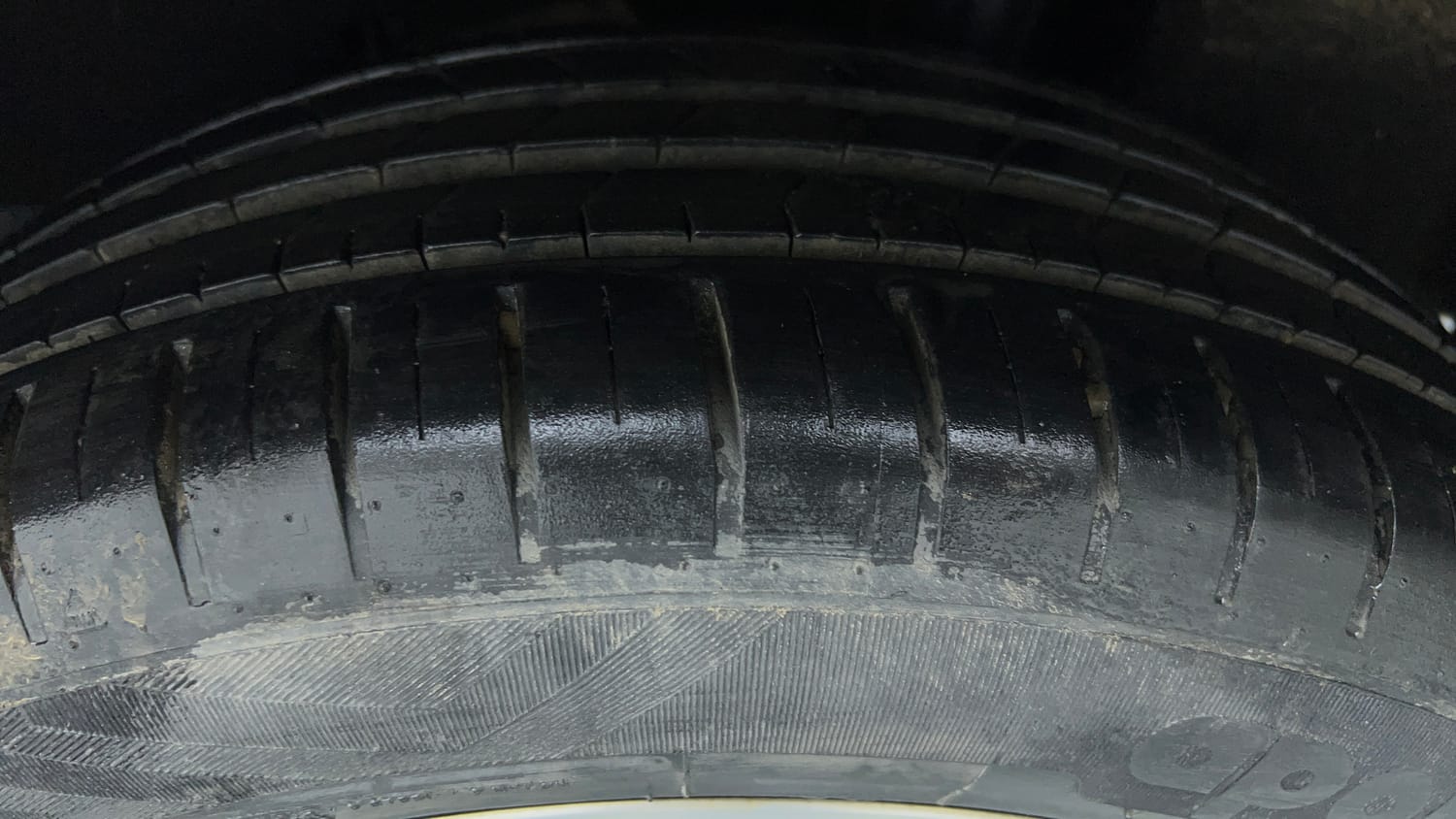 Used 2019 Maruti Suzuki Baleno Zeta Petrol Manual tyres LEFT REAR TYRE TREAD VIEW