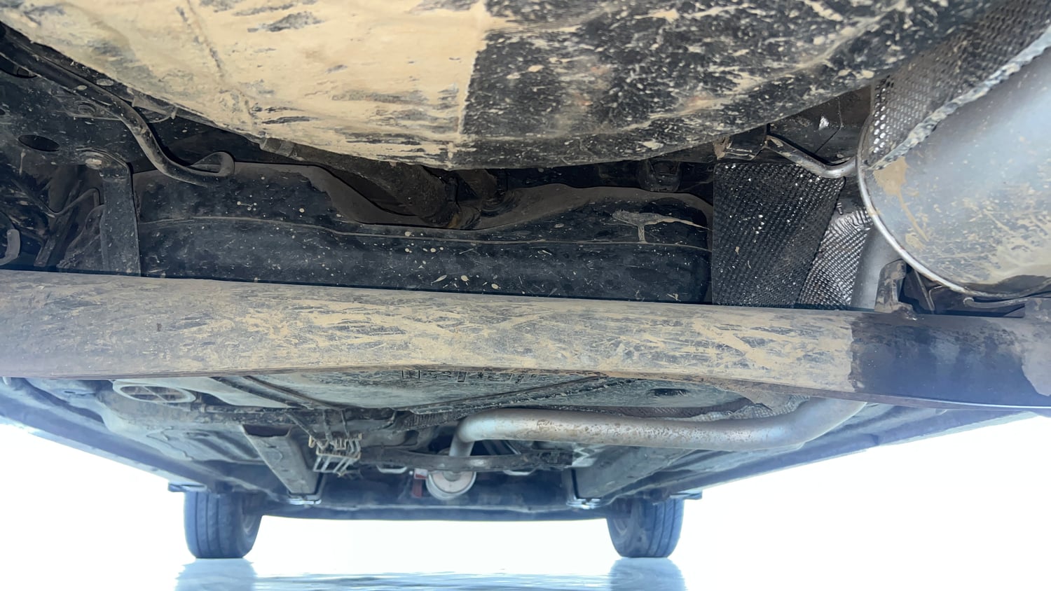 Used 2016 Ford Figo Titanium 1.2 Ti-VCT Petrol Manual extra REAR UNDERBODY VIEW (TAKEN FROM REAR)