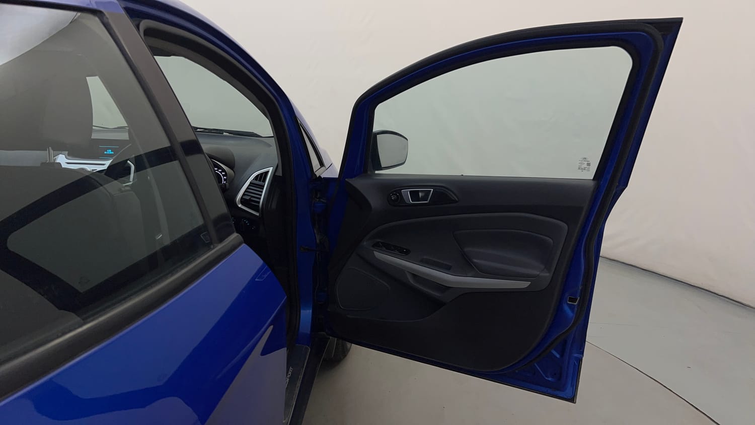 Used 2016 Ford EcoSport Titanium+ 1.5L TDCi Diesel Manual interior RIGHT FRONT DOOR OPEN VIEW