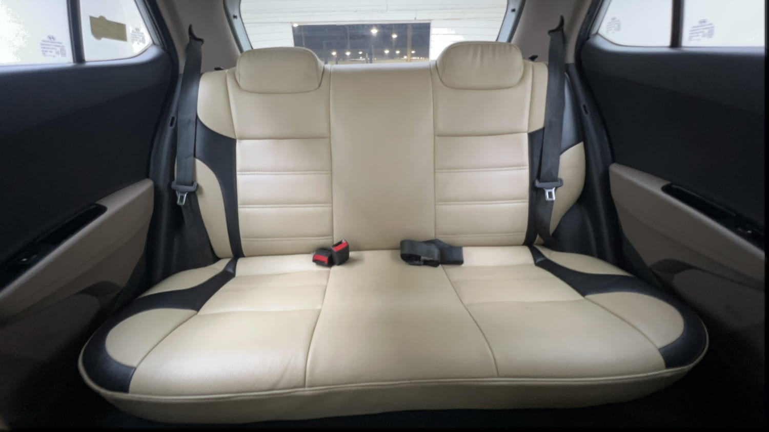 Used 2017 Hyundai Grand i10 Sportz 1.2 Kappa VTVT Petrol Manual interior REAR SEAT CONDITION VIEW
