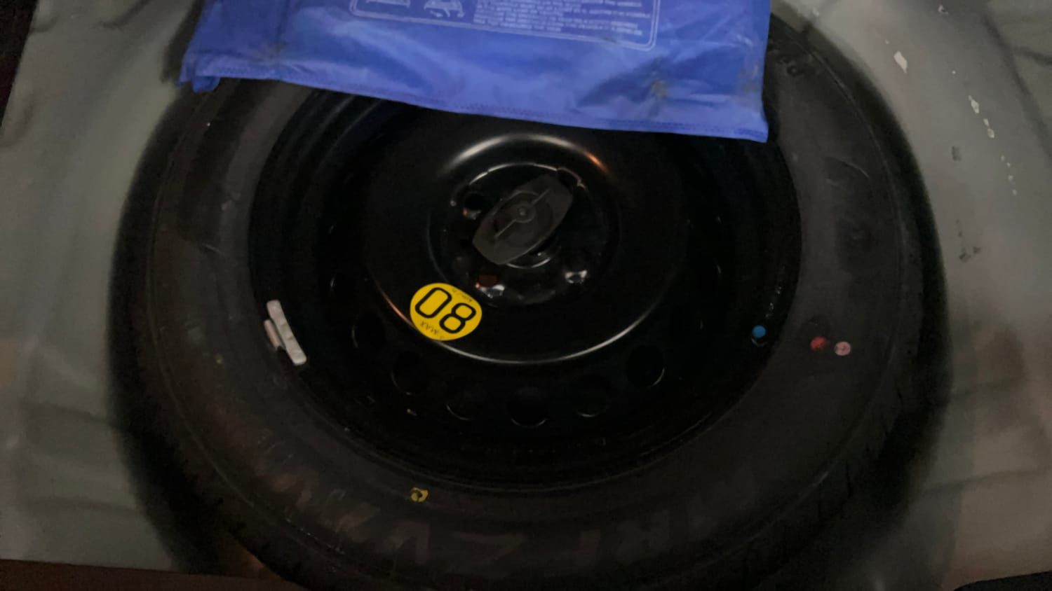 Used 2019 Toyota Glanza V Petrol Manual tyres SPARE TYRE VIEW