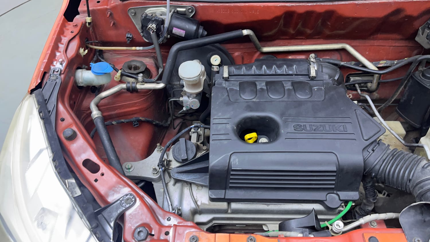 Used 2015 Maruti Suzuki Alto K10 VXi AMT Petrol Automatic engine ENGINE RIGHT SIDE VIEW