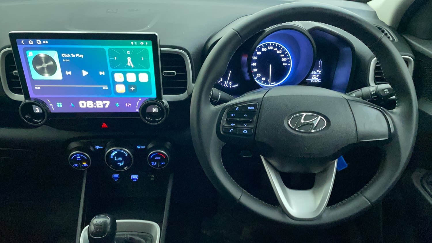 Used 2021 Hyundai Venue S Plus 1.2 Petrol Petrol Manual interior STEERING VIEW