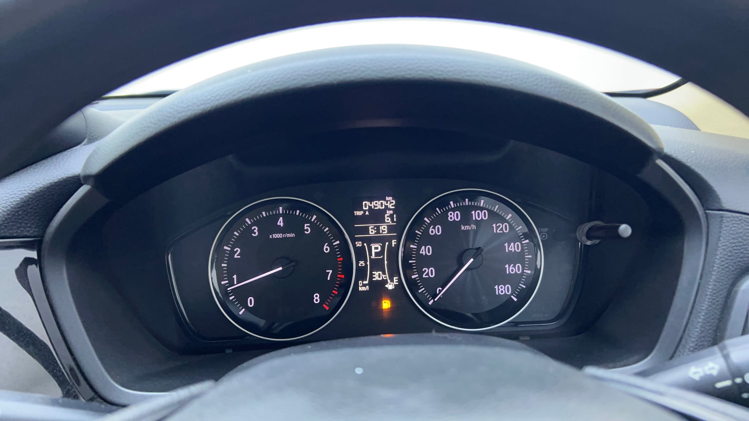 Used 2019 Honda Amaze 1.2 V CVT Petrol Petrol Automatic interior CLUSTERMETER VIEW