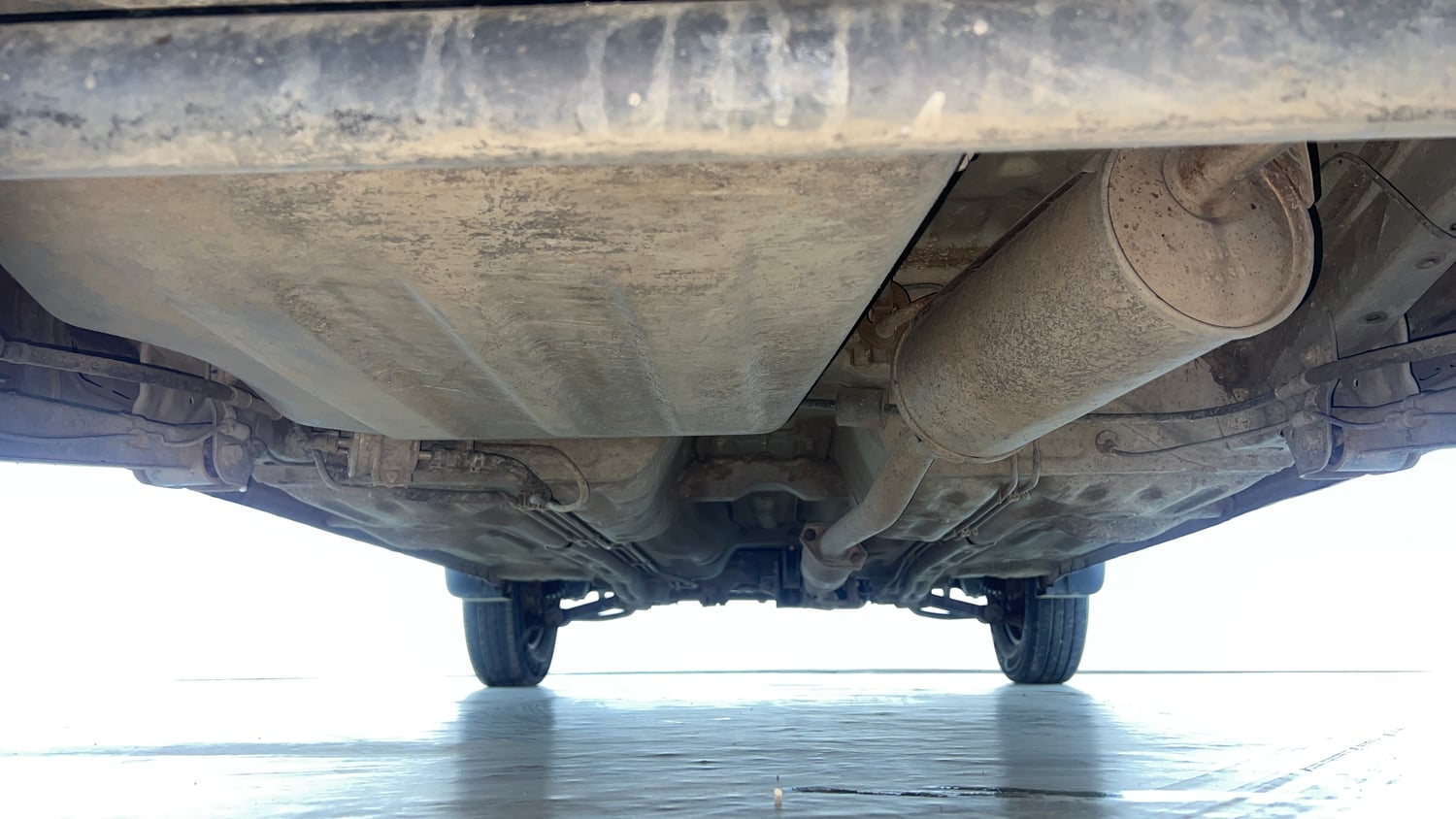 Used 2022 Maruti Suzuki Alto 800 LXi (O) CNG Cng Manual extra REAR UNDERBODY VIEW (TAKEN FROM REAR)