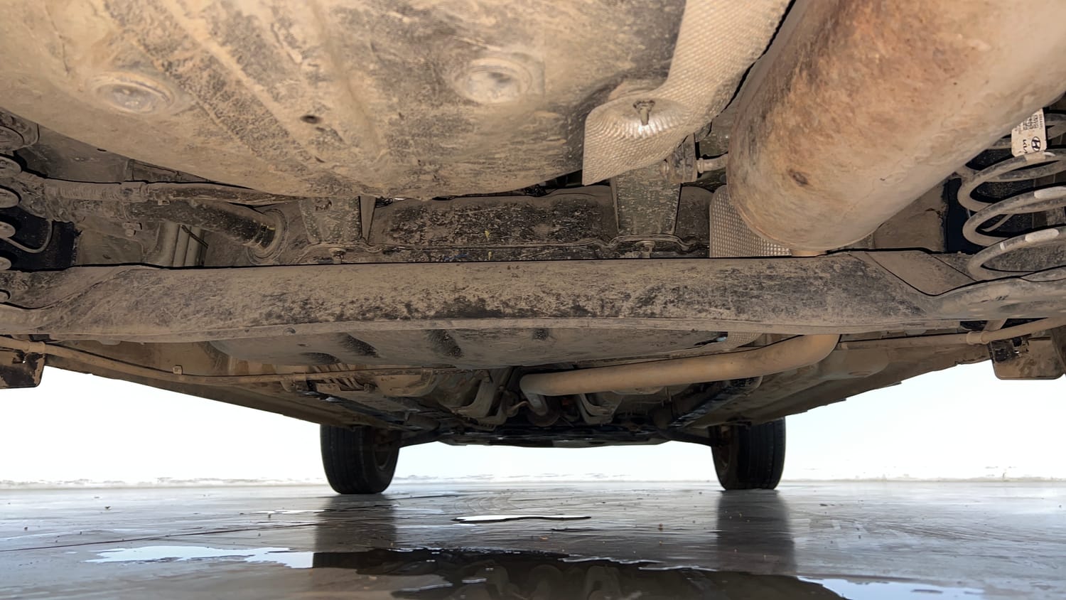 Used 2024 Hyundai Venue E 1.2 Petrol Petrol Manual extra REAR UNDERBODY VIEW (TAKEN FROM REAR)