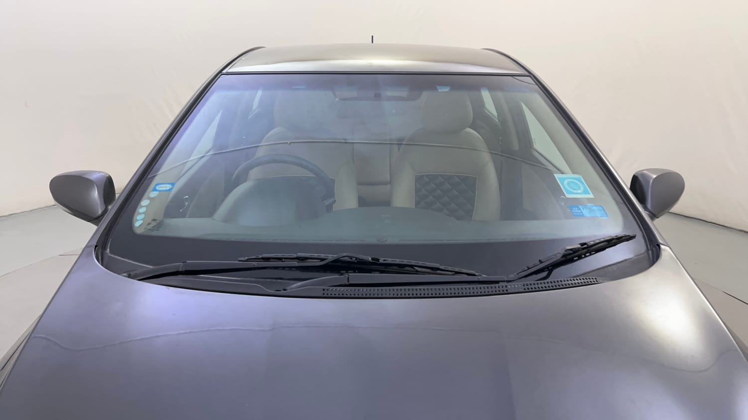 Used 2013 Hyundai Verna Fluidic 1.6 VTVT SX Petrol Manual exterior FRONT WINDSHIELD VIEW