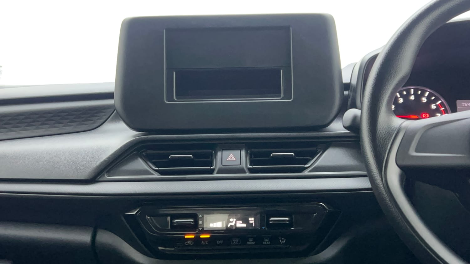 Used 2026 Maruti Suzuki Swift LXi Petrol Manual interior MUSIC SYSTEM & AC CONTROL VIEW