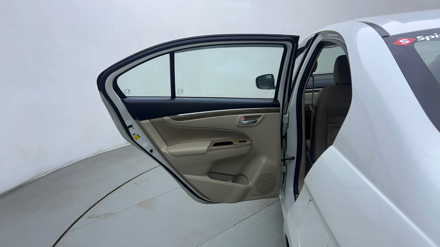 Used 2022 Maruti Suzuki Ciaz Zeta 1.5 AT Petrol Automatic interior LEFT REAR DOOR OPEN VIEW