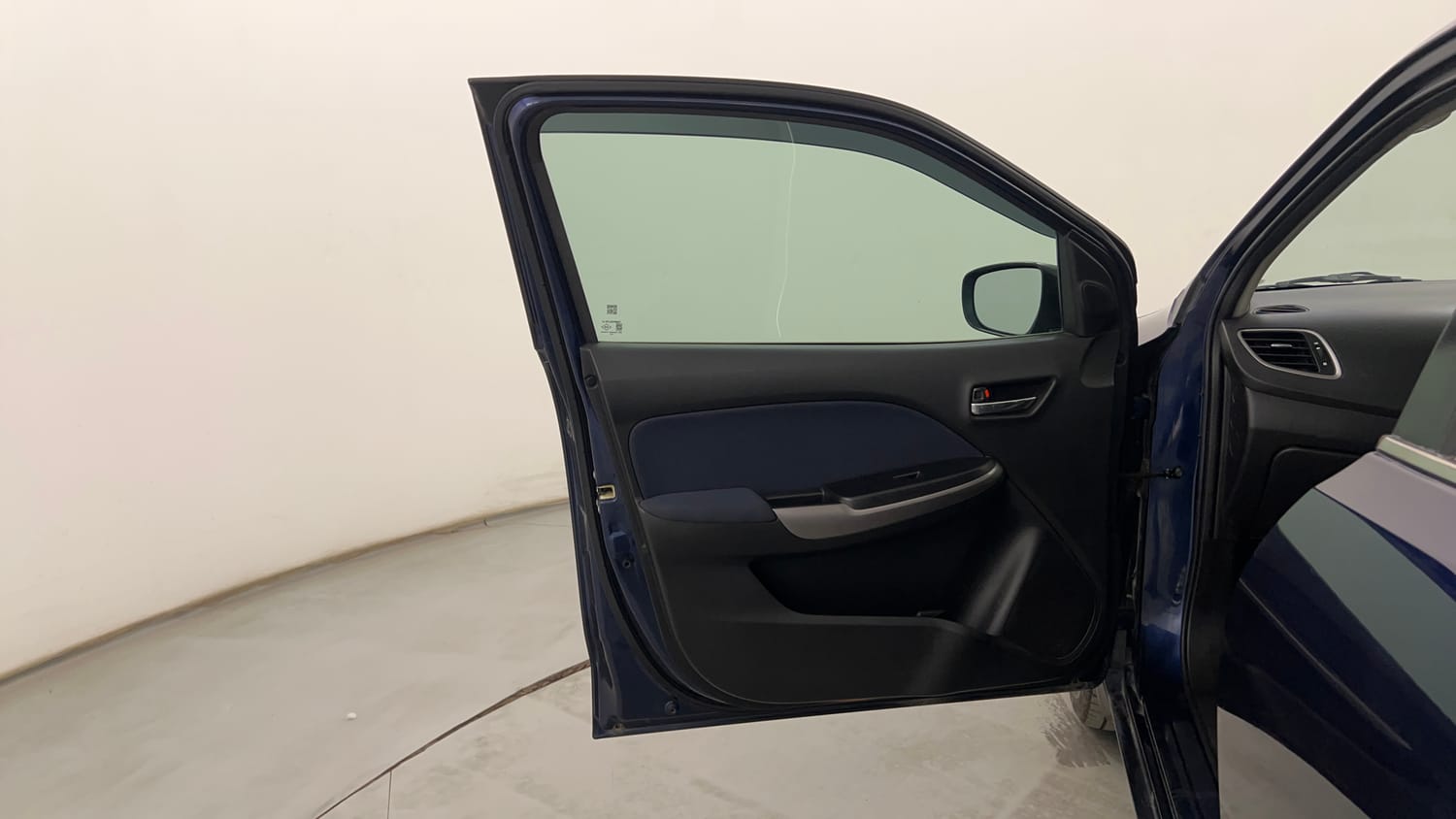 Used 2019 Toyota Glanza V Petrol Manual interior LEFT FRONT DOOR OPEN VIEW
