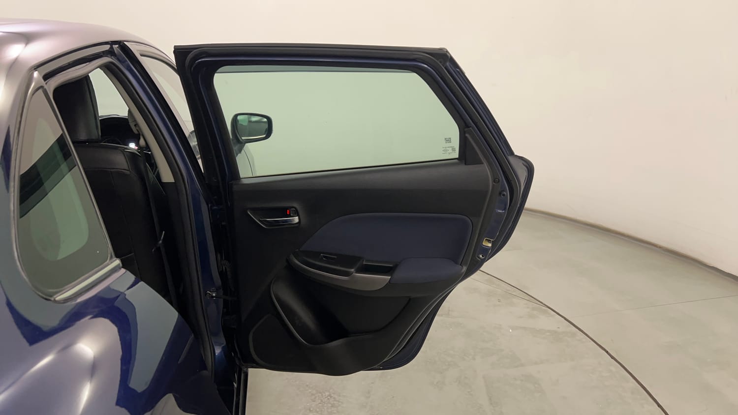 Used 2019 Toyota Glanza V Petrol Manual interior RIGHT REAR DOOR OPEN VIEW