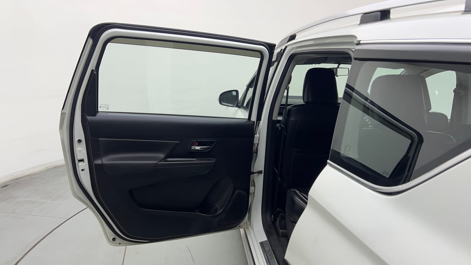 Used 2023 Maruti Suzuki XL6 Zeta MT CNG Cng Manual interior LEFT REAR DOOR OPEN VIEW