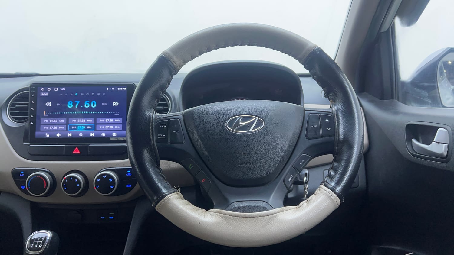 Used 2017 Hyundai Grand i10 Sportz 1.2 Kappa VTVT Petrol Manual interior STEERING VIEW