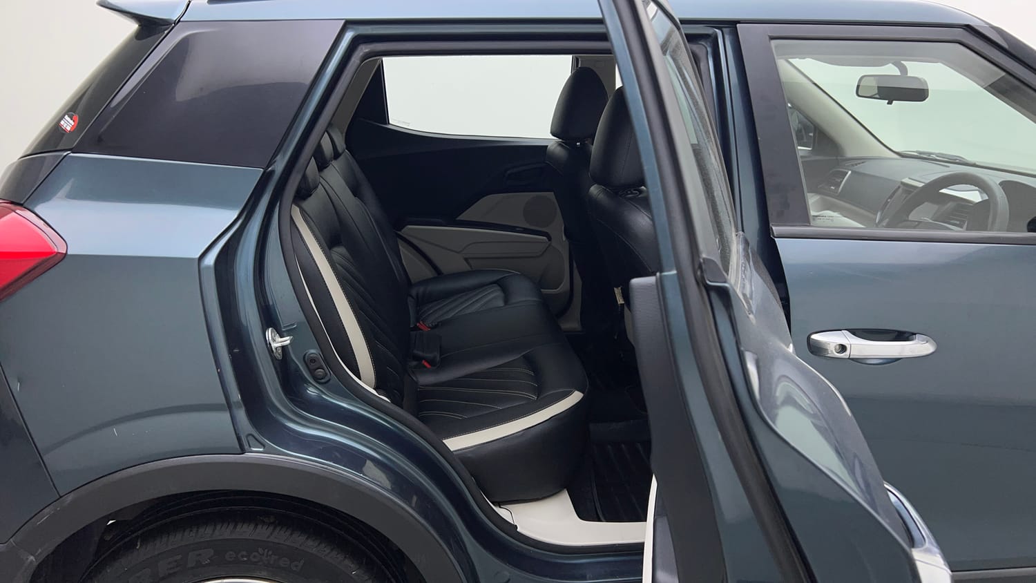 Used 2020 Mahindra XUV 300 1.2 W6 Petrol Manual interior RIGHT SIDE REAR DOOR CABIN VIEW