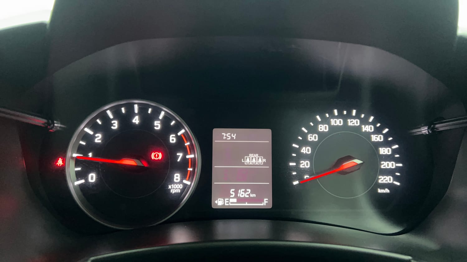 Used 2026 Maruti Suzuki Swift LXi Petrol Manual interior CLUSTERMETER VIEW