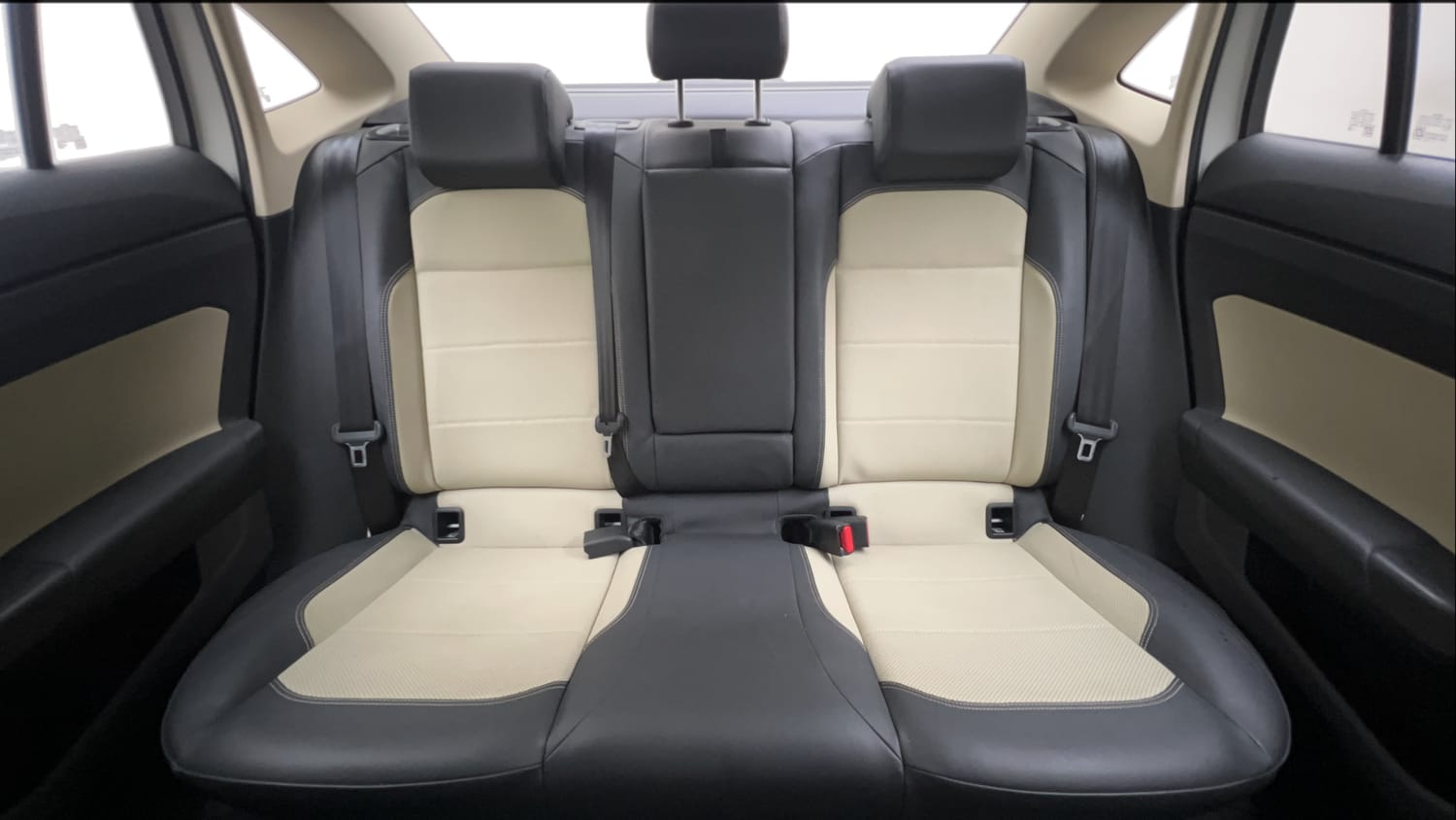 Used 2022 Skoda Slavia Style 1.0L TSI AT Petrol Automatic interior REAR SEAT CONDITION VIEW