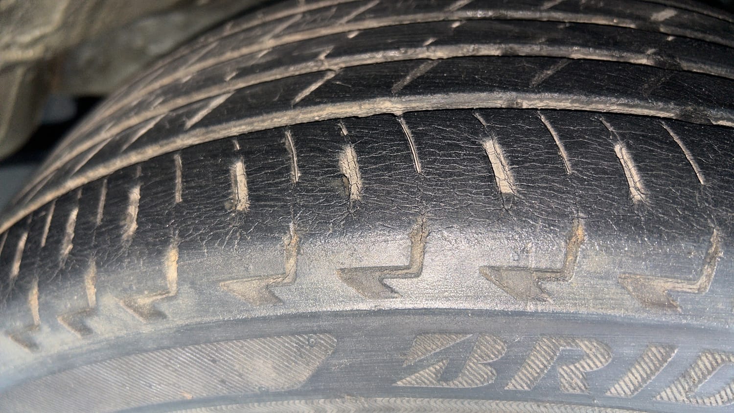 Used 2018 Honda WR-V VX MT Petrol Petrol Manual tyres RIGHT FRONT TYRE TREAD VIEW