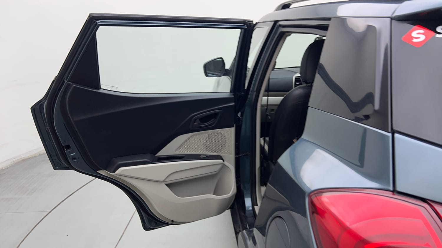 Used 2020 Mahindra XUV 300 1.2 W6 Petrol Manual interior LEFT REAR DOOR OPEN VIEW