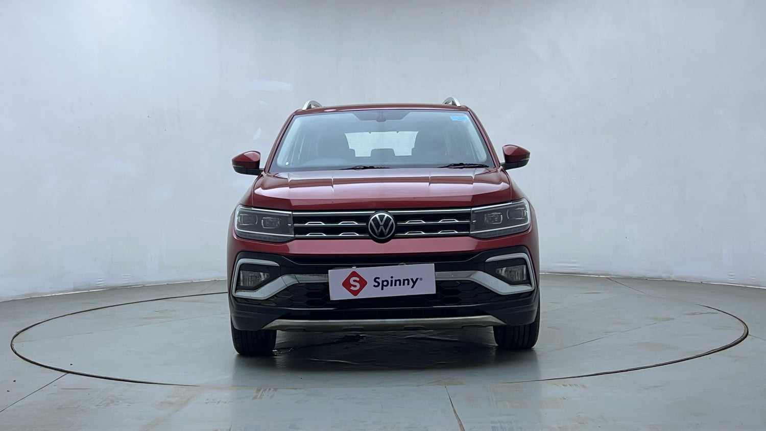 Used 2023 Volkswagen Taigun Topline 1.0 TSI AT Petrol Automatic exterior FRONT VIEW