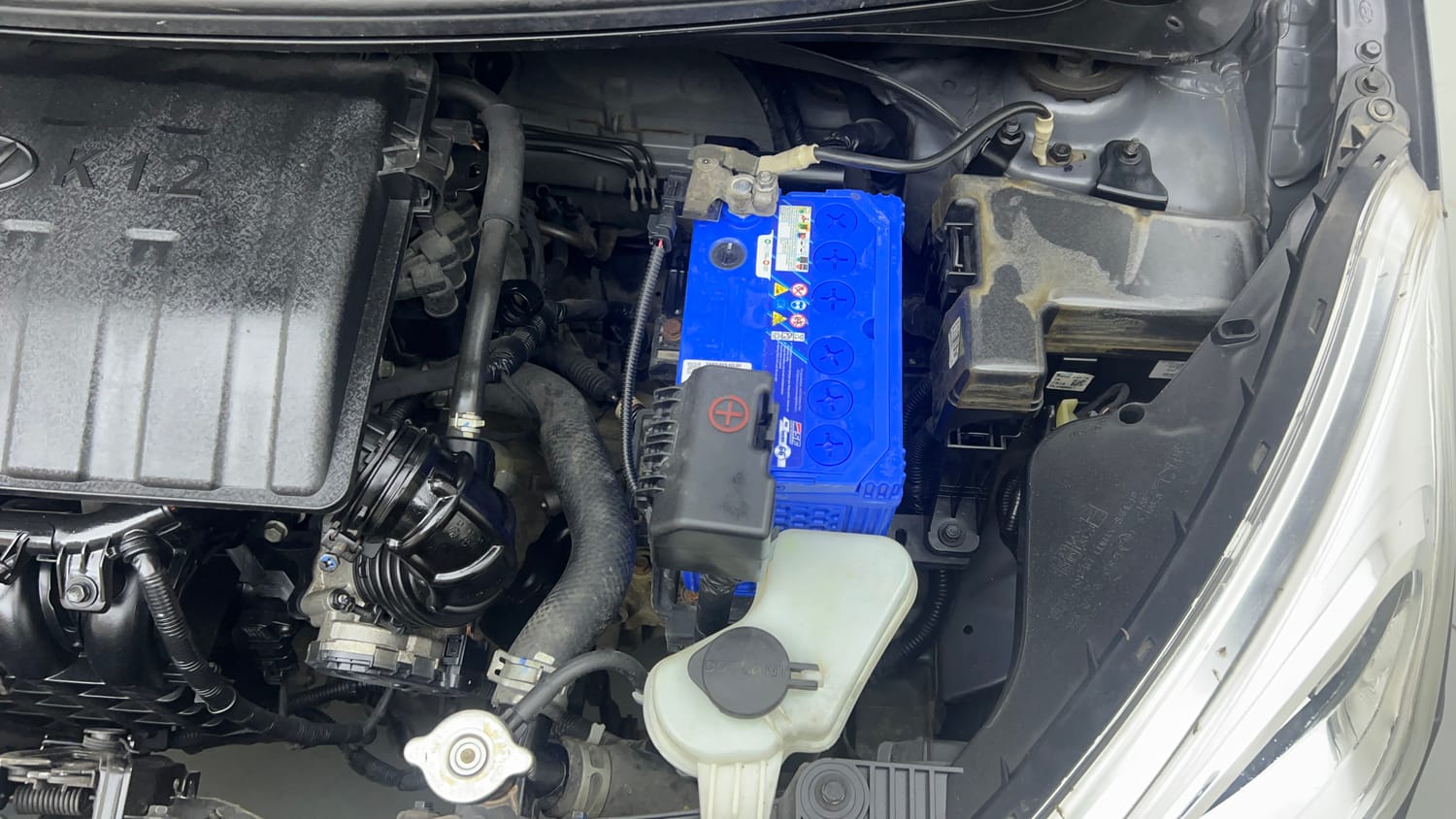 Used 2018 Hyundai Grand i10 Magna 1.2 Kappa VTVT Petrol Manual engine ENGINE LEFT SIDE VIEW