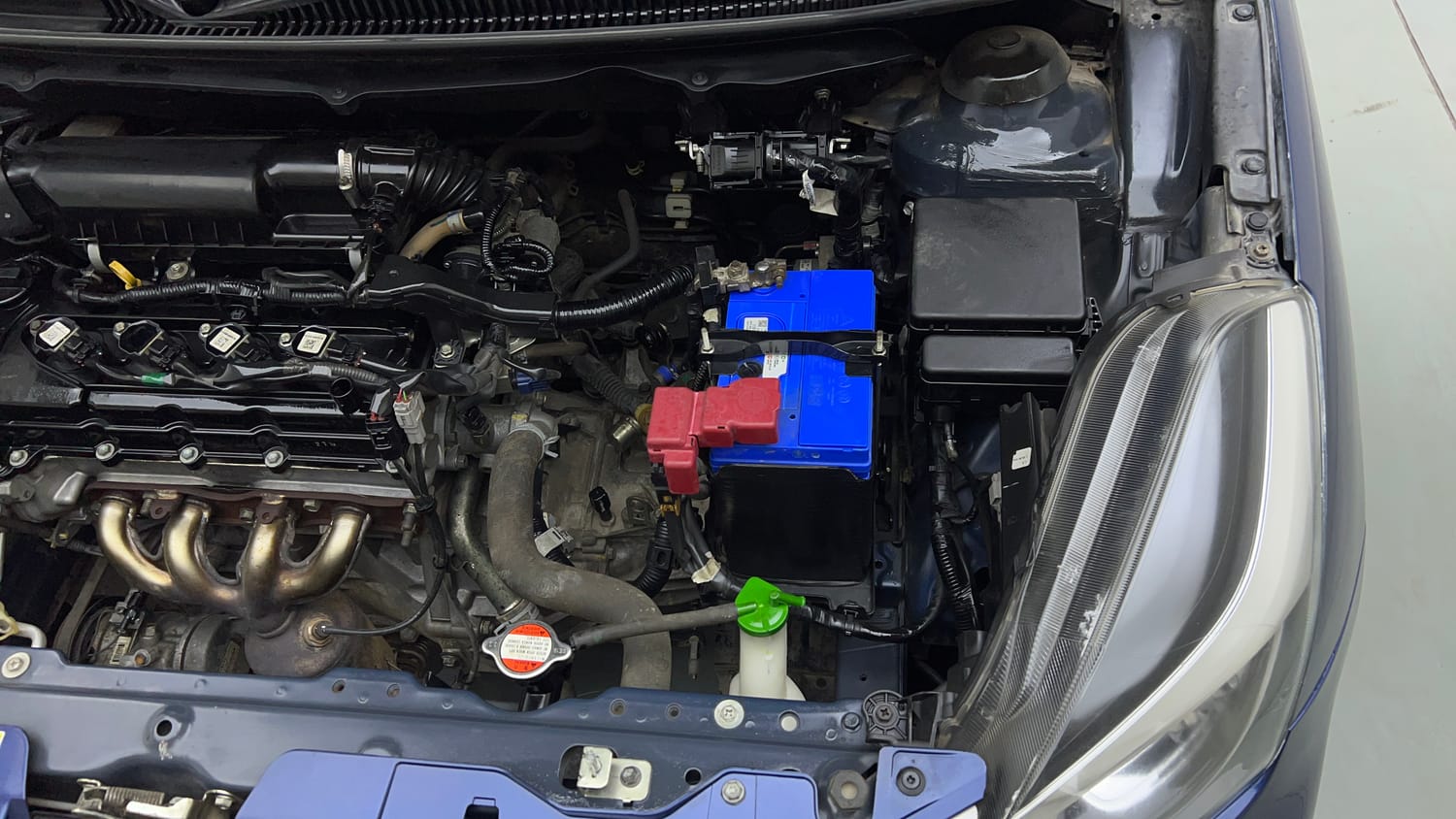 Used 2019 Maruti Suzuki Baleno Zeta Petrol Manual engine ENGINE LEFT SIDE VIEW