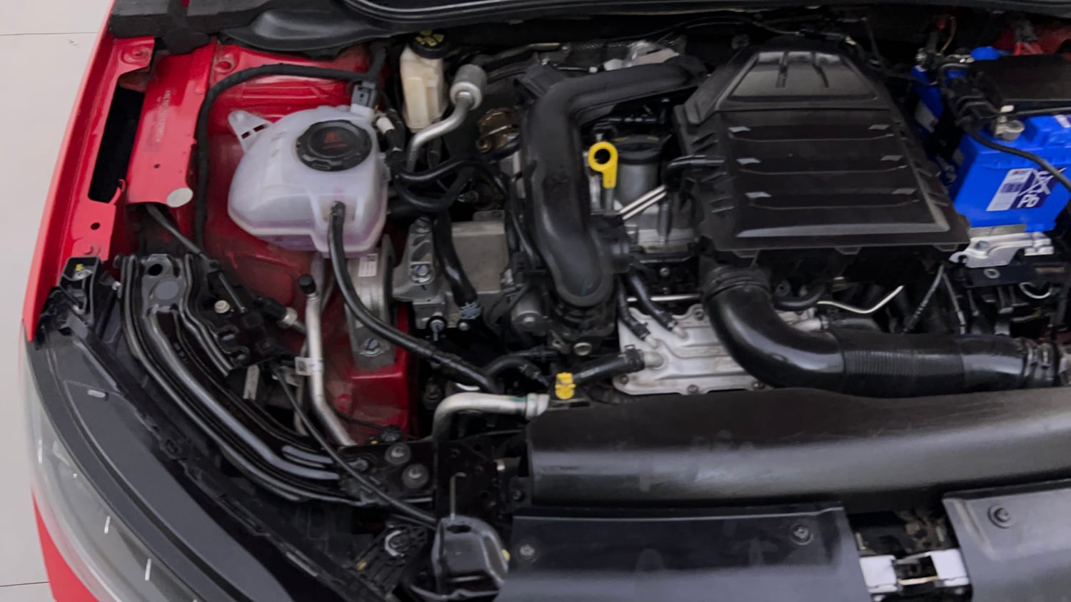 Used 2025 Skoda Slavia Prestige 1.0L TSI MT Petrol Manual engine ENGINE RIGHT SIDE VIEW