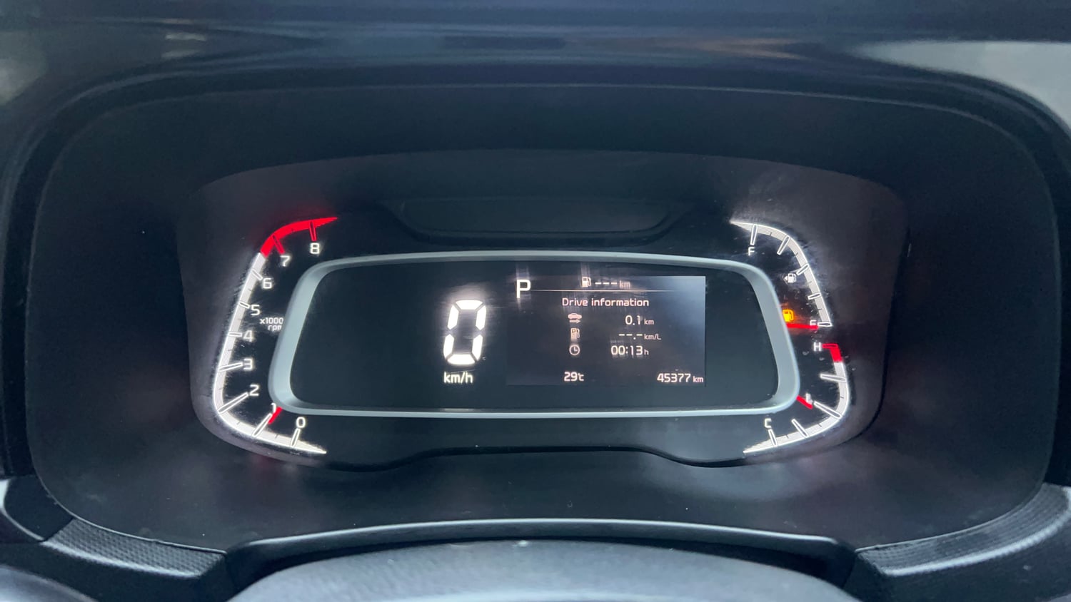 Used 2020 Kia Sonet GTX Plus 1.0 DCT Petrol Automatic interior CLUSTERMETER VIEW