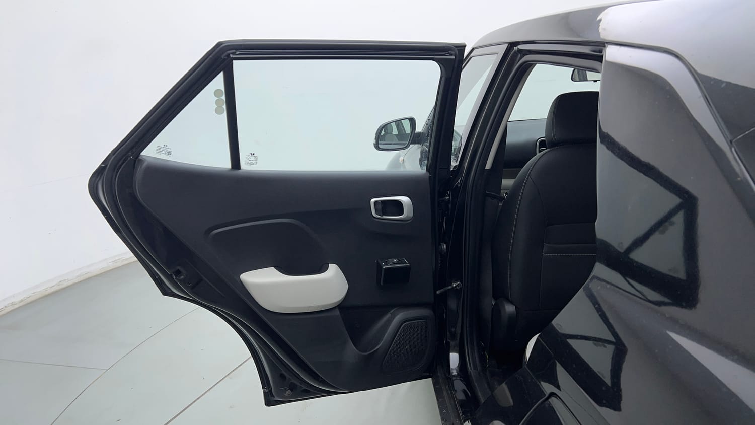 Used 2024 Hyundai Venue E 1.2 Petrol Petrol Manual interior LEFT REAR DOOR OPEN VIEW