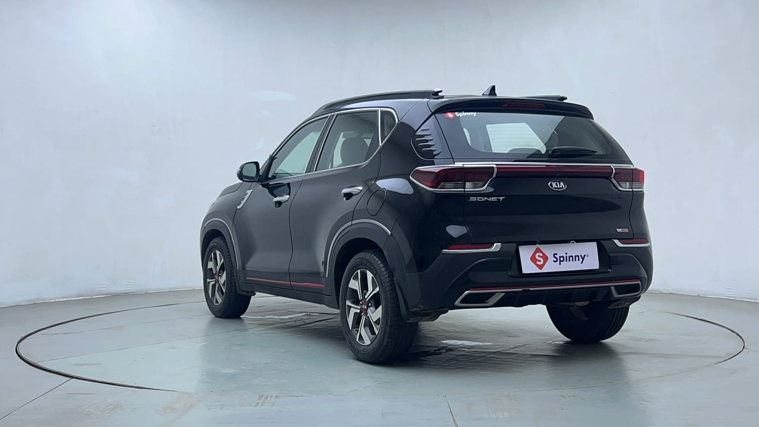 Used 2020 Kia Sonet GTX Plus 1.0 DCT Petrol Automatic exterior LEFT REAR CORNER VIEW