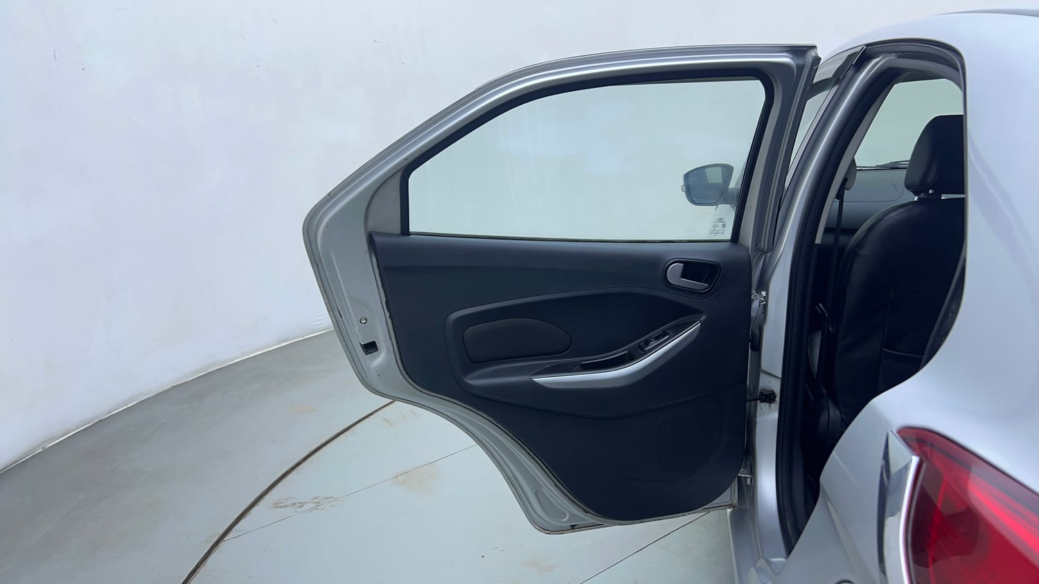 Used 2016 Ford Figo Titanium 1.2 Ti-VCT Petrol Manual interior LEFT REAR DOOR OPEN VIEW