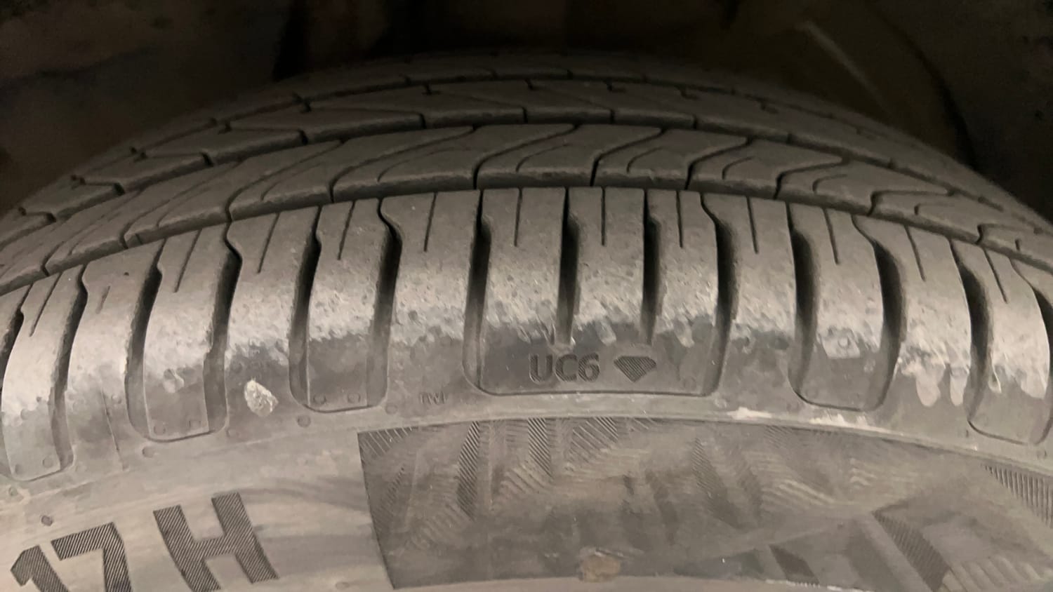 Used 2020 MG Motors Hector Sharp 1.5 DCT Petrol Petrol Automatic tyres LEFT FRONT TYRE TREAD VIEW