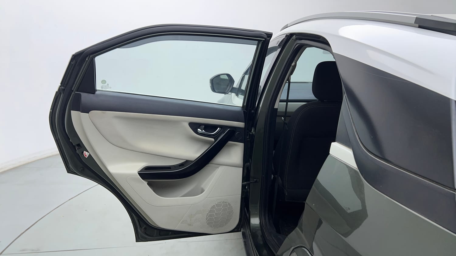 Used 2021 Tata Nexon XZ Plus Petrol Manual interior LEFT REAR DOOR OPEN VIEW