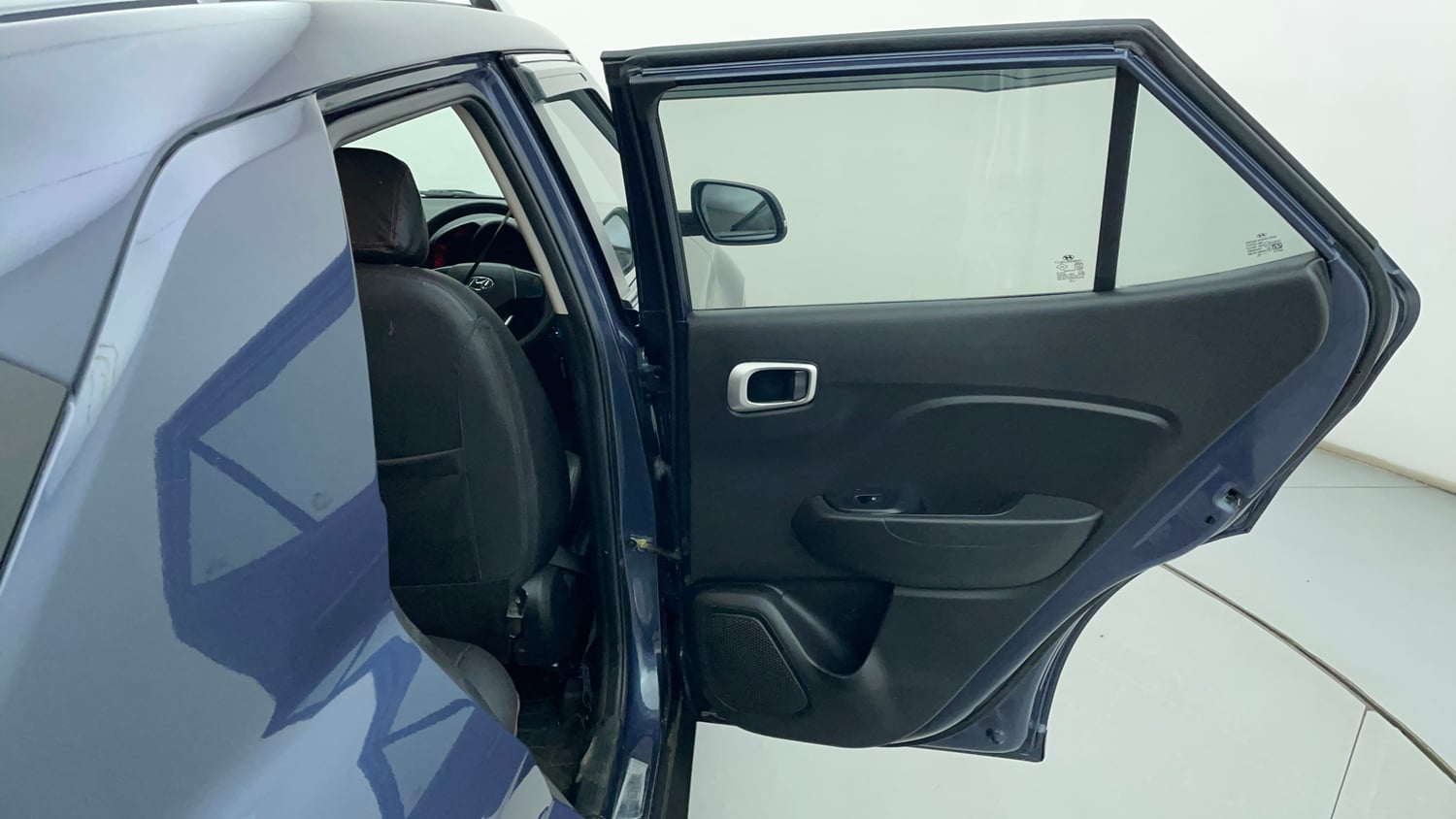 Used 2021 Hyundai Venue S Plus 1.2 Petrol Petrol Manual interior RIGHT REAR DOOR OPEN VIEW