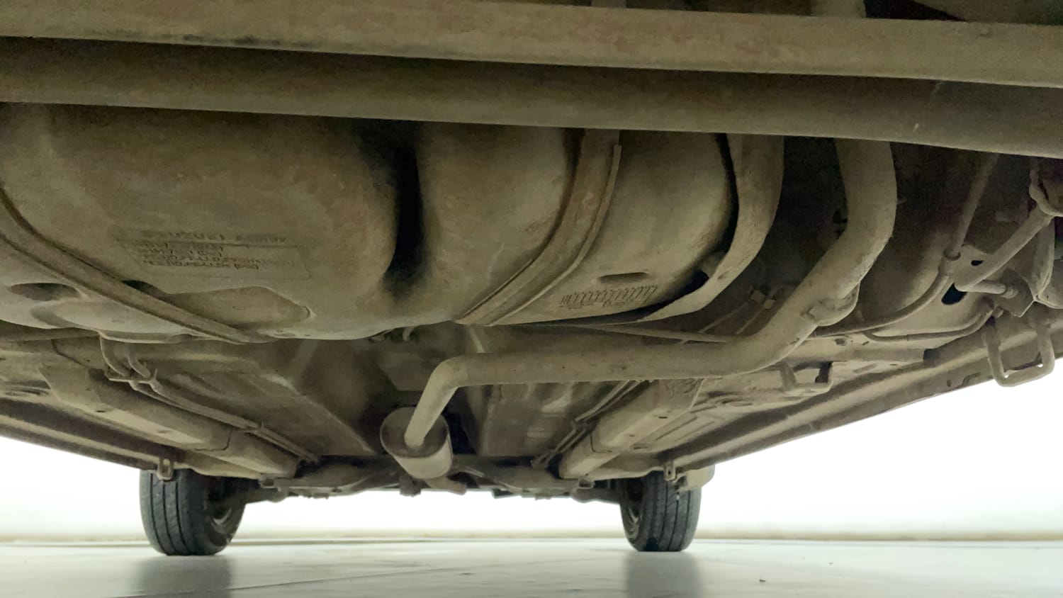 Used 2017 Maruti Suzuki Celerio VXi Petrol Manual extra REAR UNDERBODY VIEW (TAKEN FROM REAR)