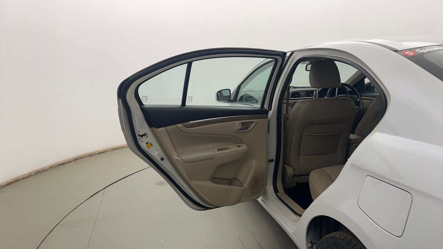 Used 2018 Maruti Suzuki Ciaz Alpha Hybrid 1.5 Petrol Manual interior LEFT REAR DOOR OPEN VIEW