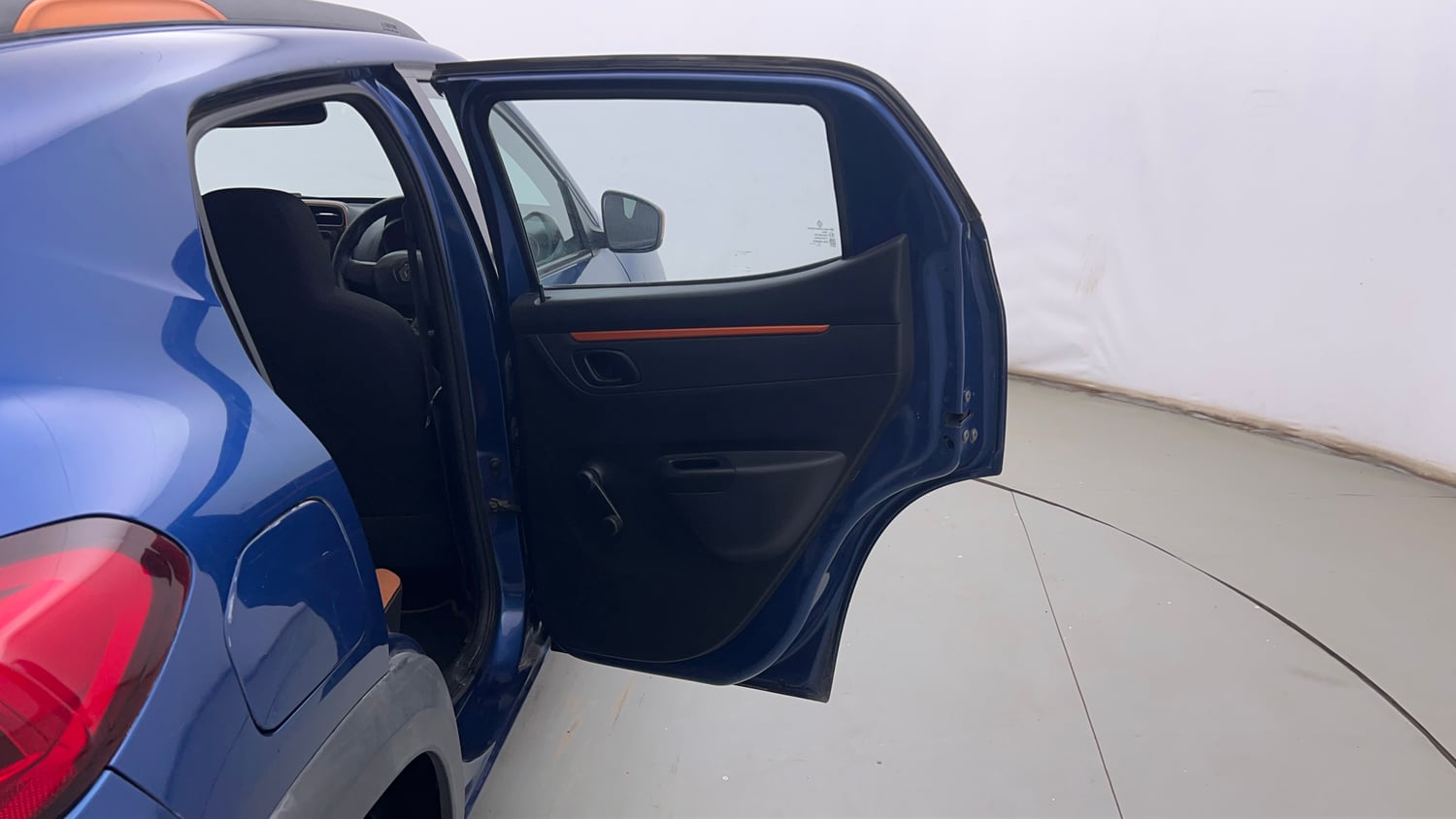 Used 2017 Renault Kwid CLIMBER 1.0 Petrol Manual interior RIGHT REAR DOOR OPEN VIEW