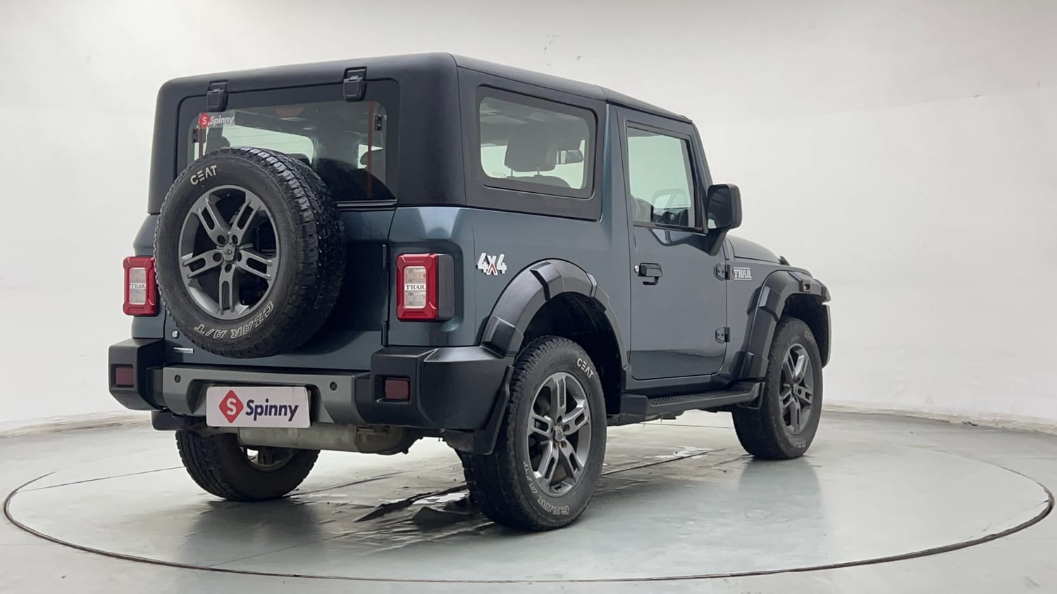 Used 2022 mahindra Thar LX Hard Top Petrol AT 4WD Petrol Automatic exterior RIGHT REAR CORNER VIEW