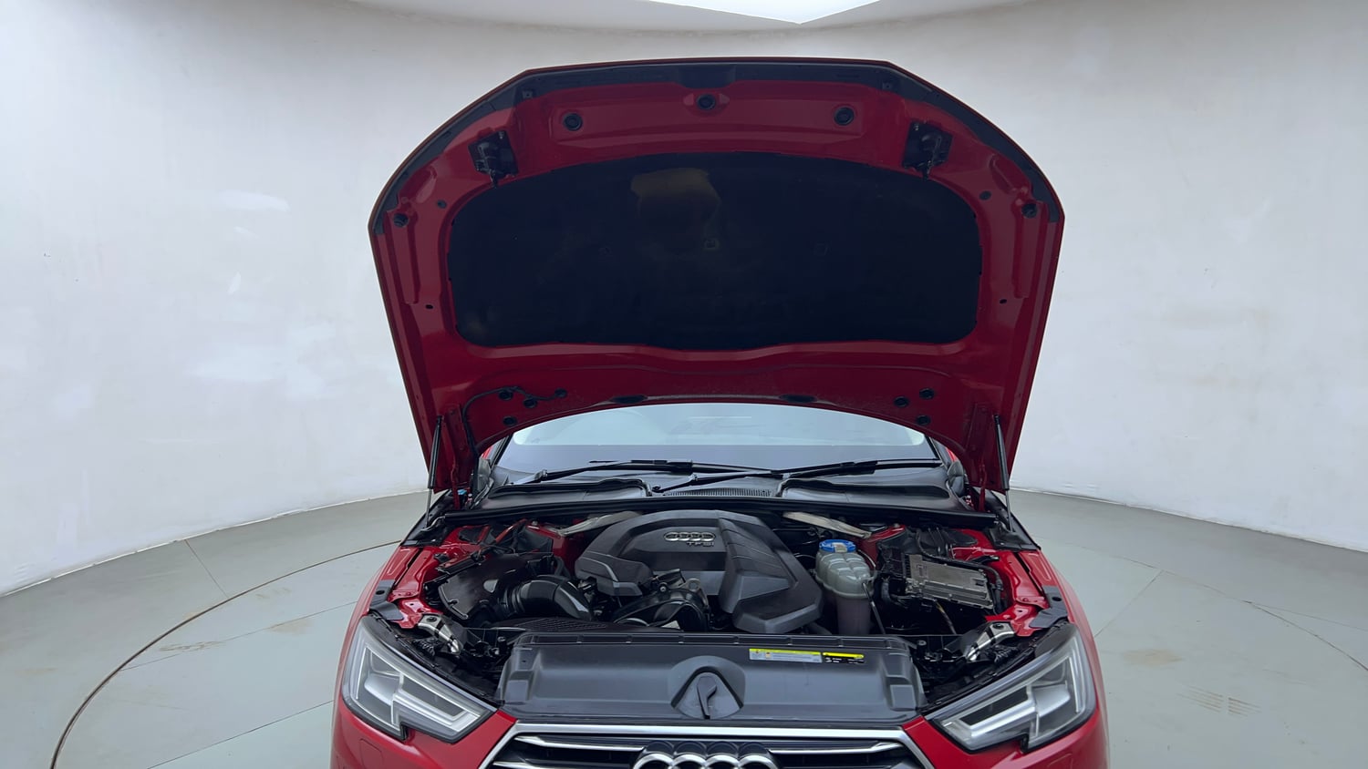Used 2017 Audi A4 30 TFSI Technology Pack Petrol Automatic engine ENGINE & BONNET OPEN FRONT VIEW