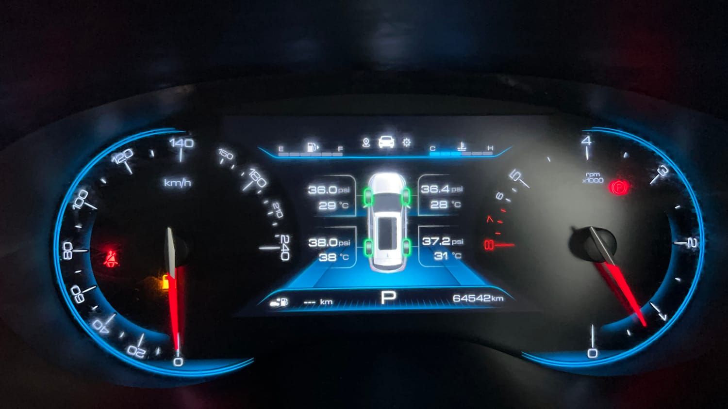 Used 2020 MG Motors Hector Sharp 1.5 DCT Petrol Petrol Automatic interior CLUSTERMETER VIEW