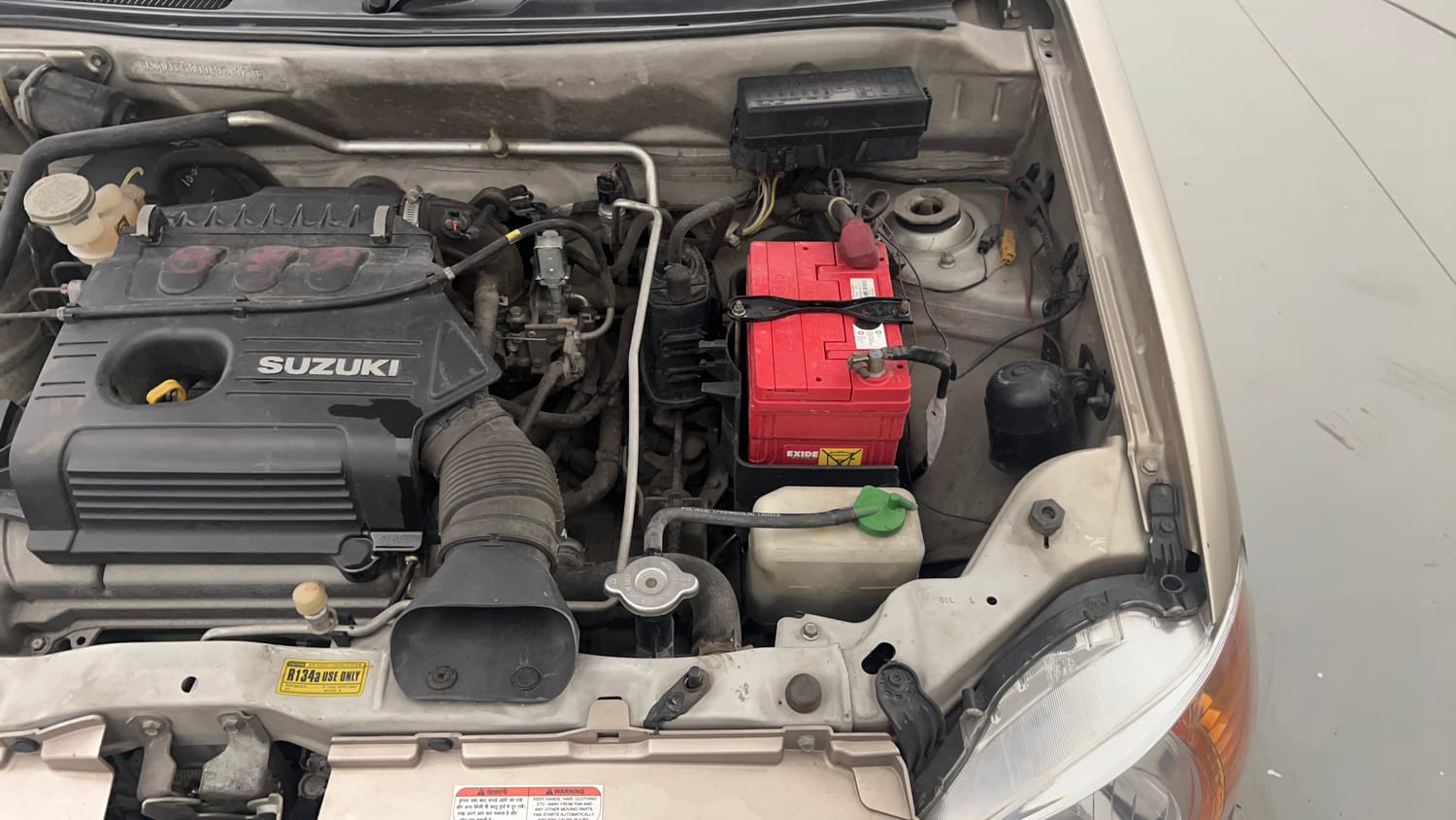 Used 2013 Maruti Suzuki Alto K10 LXi Petrol Manual engine ENGINE LEFT SIDE VIEW