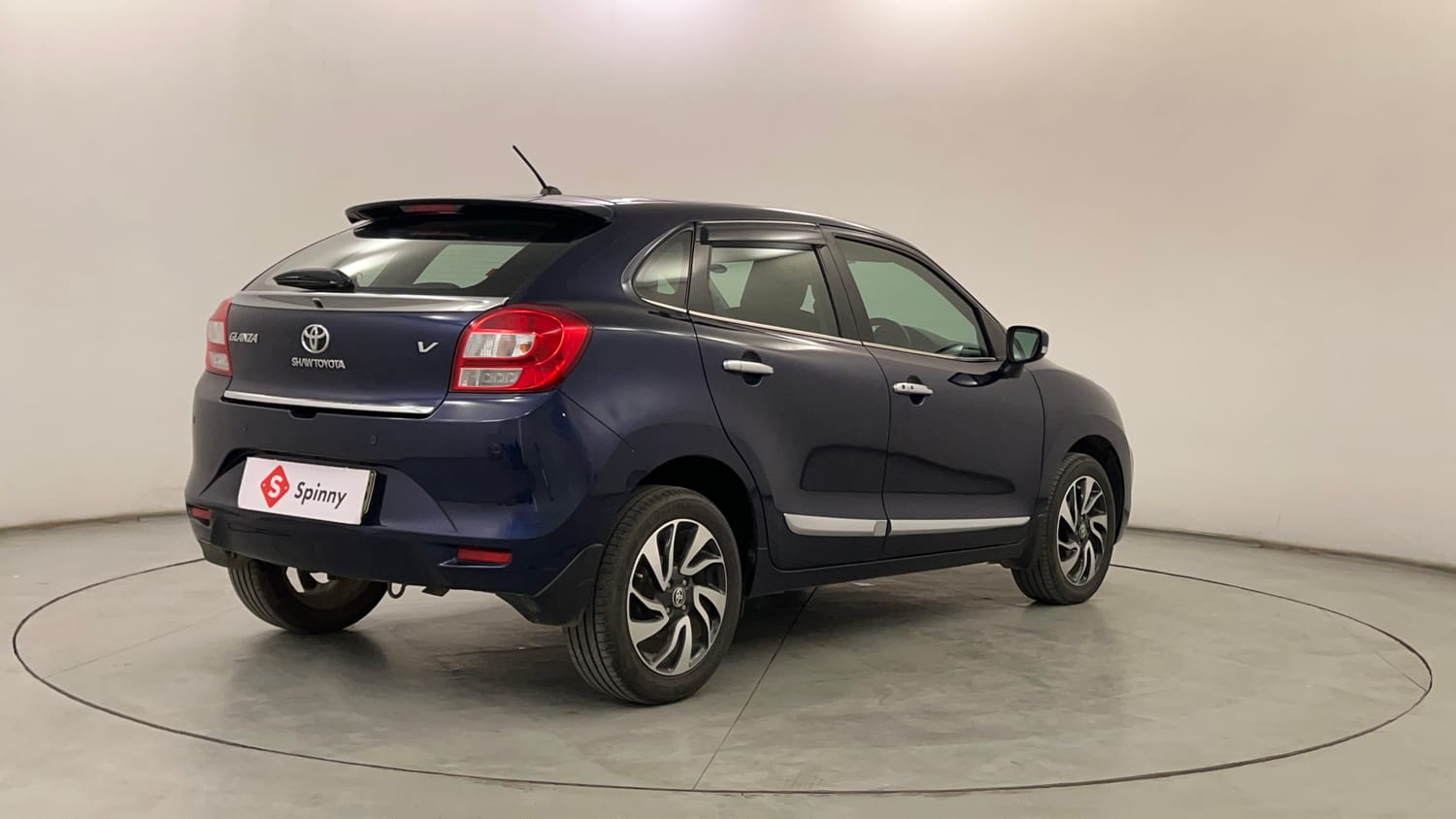 Used 2019 Toyota Glanza V Petrol Manual exterior RIGHT REAR CORNER VIEW