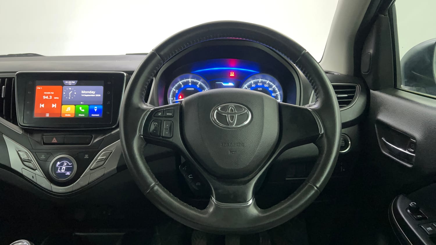 Used 2019 Toyota Glanza V Petrol Manual interior STEERING VIEW