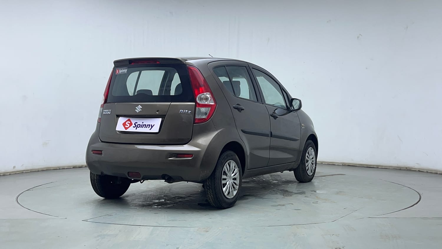 Used 2015 Maruti Suzuki Ritz Vxi BS-IV Petrol Manual exterior RIGHT REAR CORNER VIEW
