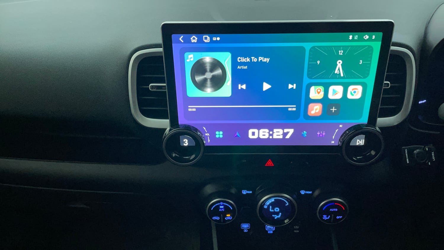 Used 2021 Hyundai Venue S Plus 1.2 Petrol Petrol Manual interior MUSIC SYSTEM & AC CONTROL VIEW