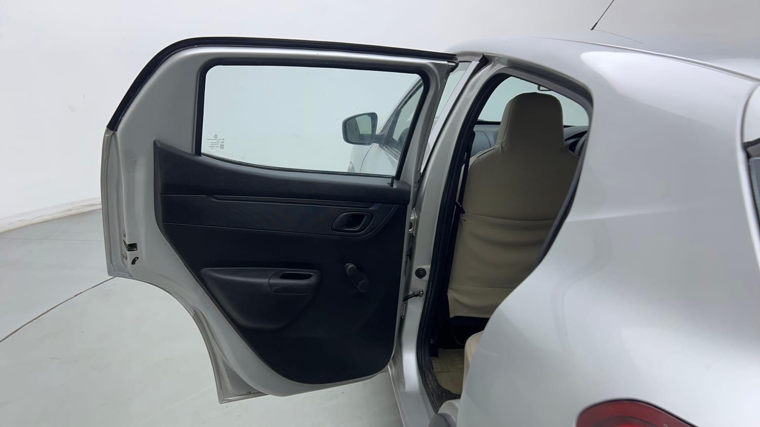 Used 2018 Renault Kwid RXE Petrol Manual interior LEFT REAR DOOR OPEN VIEW