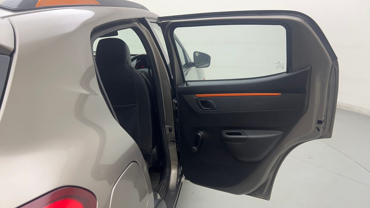 Used 2017 Renault Kwid CLIMBER 1.0 AMT Petrol Automatic interior RIGHT REAR DOOR OPEN VIEW