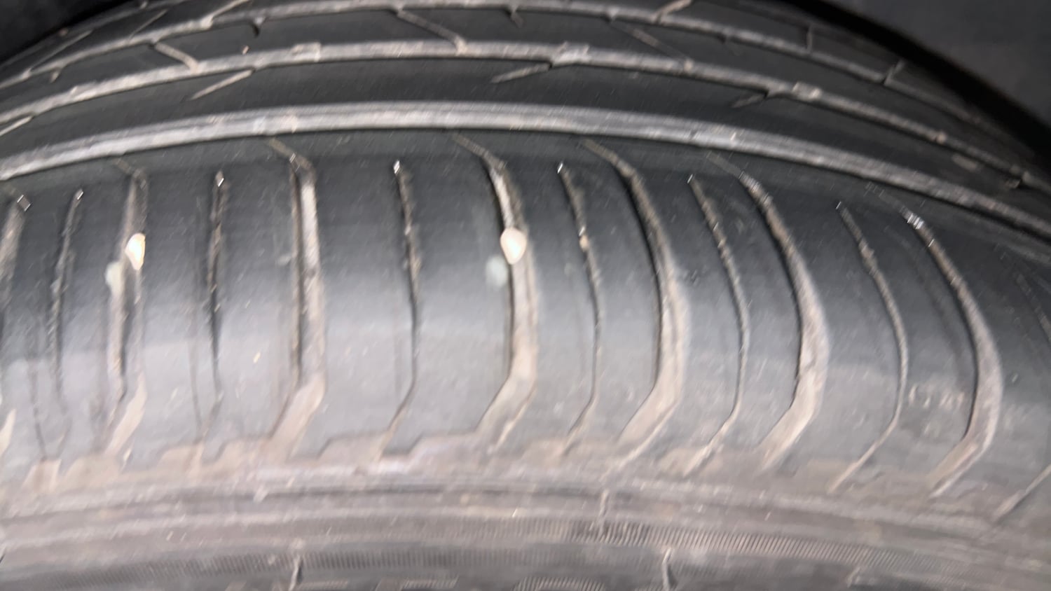 Used 2025 Skoda Slavia Prestige 1.0L TSI MT Petrol Manual tyres RIGHT REAR TYRE TREAD VIEW