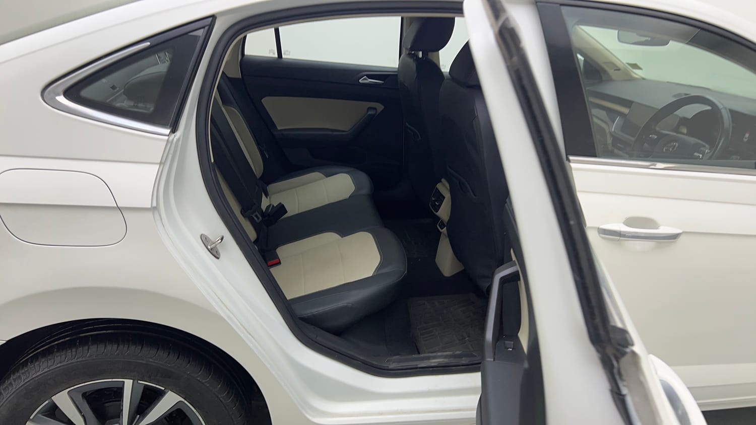 Used 2022 Skoda Slavia Style 1.0L TSI AT Petrol Automatic interior RIGHT SIDE REAR DOOR CABIN VIEW